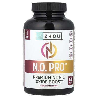 N.O. Pro™, Premium Nitric Oxide Boost, 120 Capsules