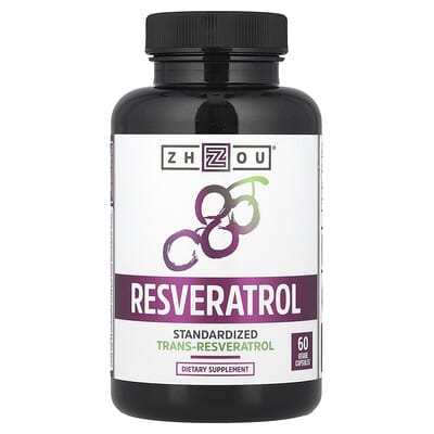 Resveratrol, 60 вегетарианских капсул (500 mg на капсулу)