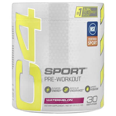 C4 Sport®, Предтренировочный комплекс, Арбуз, 7.1 oz (201 g)