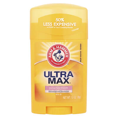 UltraMax™, антиперспирант-дезодорант, твердый, Powder Fresh, 1 oz (28 g)