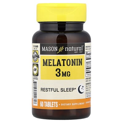 Мелатонин, 3 mg, 60 таблеток