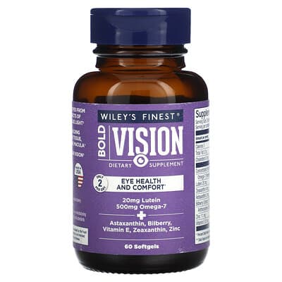 Wiley's Finest Bold Vision 60 мягких капсул