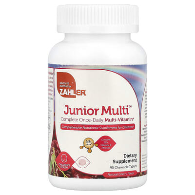 Junior Multi™, комплексный мультивитаминный комплекс, Natural Cherry, 90 жевательных таблеток