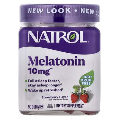 Мелатонин в мармеладе, клубника, 90 штук (5 mg на одну штуку)