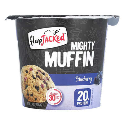 Маффин Mighty Muffin, черника, 1.94 oz (55 g)
