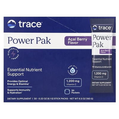Power Pak, Acai Berry, 30 стиков, 0.22 oz (6.1 g) каждый