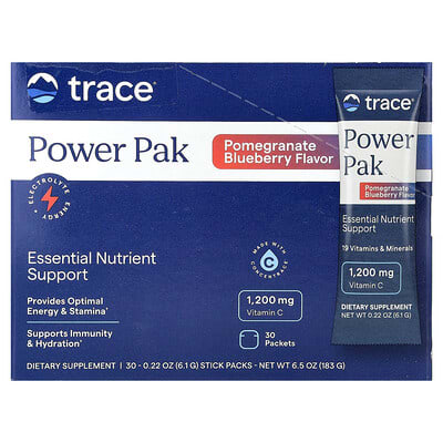 Power Pak, Pomegranate Blueberry, 30 Stick Packs, 0.22 oz (6.1 g) Each
