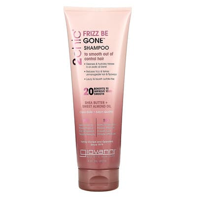 2chic, Frizz Be Gone шампунь, Shea Butter + Sweet Almond Oil, 8.5 fl oz (250 ml)