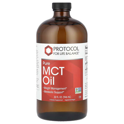 Масло MCT Pure MCT Oil, 14 g, 32 fl oz (946 ml)