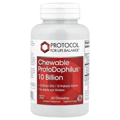 ProtoDophilus™ жевательные таблетки, 10 Billion, 60 шт.