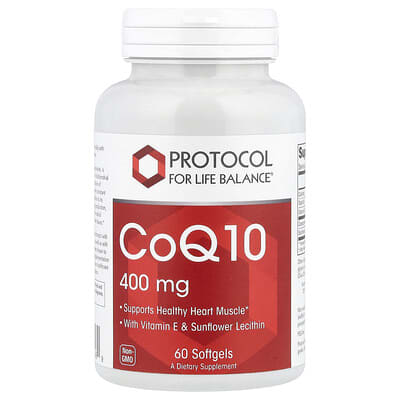 CoQ10, 400 mg, 60 мягких капсул