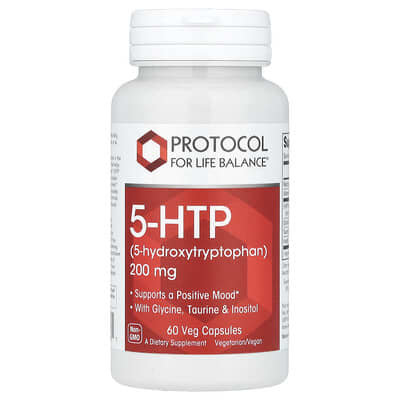 5-HTP, 60 вегетарианских капсул