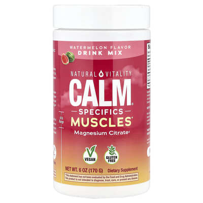 CALM®, Specifics Muscles, напиток с магнием цитратом, Арбуз, 6 oz (170 g)