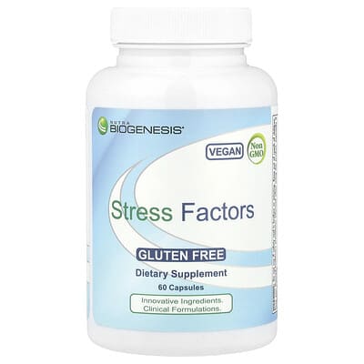 Nutra BioGenesis Stress Factors, 60 капсул