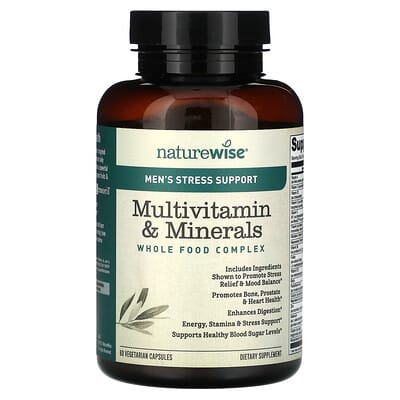 Мужской Multivitamin & Mineral Stress Support 60 Vegetarian Capsules