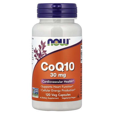 CoQ10, 30 mg, 120 вегетарианских капсул