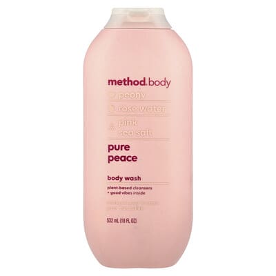Method Body Wash Pure Peace гель для душа, 18 fl oz (532 ml)