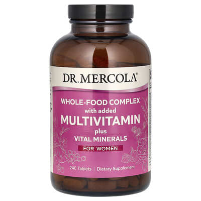 Dr. Mercola Whole-Food Complex Multivitamin plus Vital Minerals Женский 240 Tablets