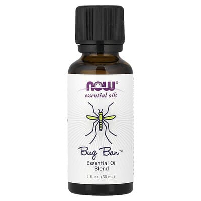 NOW Foods эфирные масла Bug Ban™, 1 fl oz (30 ml)
