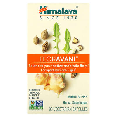 Himalaya FlorAvani, 90 вегетарианских капсул