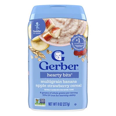 Hearty Bits®, MultiGrain Cereal, 12+ Months, Banana, Apple, Strawberry, 8 oz (227 g)