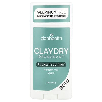 Дезодорант Bold, ClayDry, эвкалипт и мята, 2.8 oz (80 g)