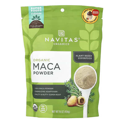 Organic Maca Powder, 16 oz (454 g)