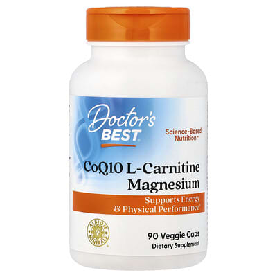 CoQ10 L-Carnitine Magnesium, 90 вегетарианских капсул