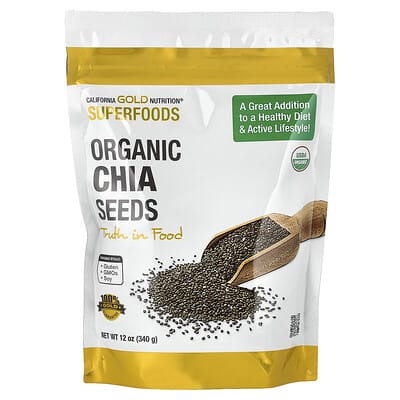 Органические семена чиа Superfoods, 12 oz (340 g)