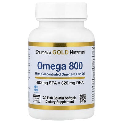 Omega 800, 30 Fish Gelatin Softgels (1,000 mg per Softgel)