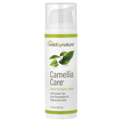 Mild By Nature Camellia Care®, крем для кожи с зеленым чаем, 1.7 fl oz (50 ml)