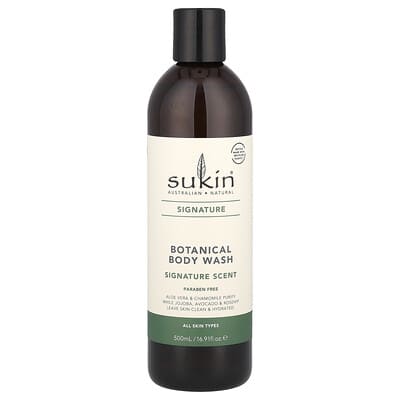 Signature, Botanical Body Wash, 16.9 fl oz (500 ml)