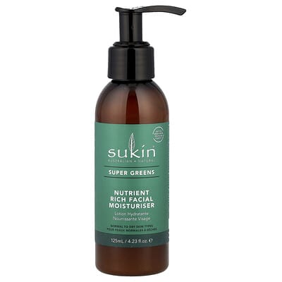 Super Greens увлажняющий крем для лица, для нормальной и сухой кожи, 4.23 fl oz (125 ml)
