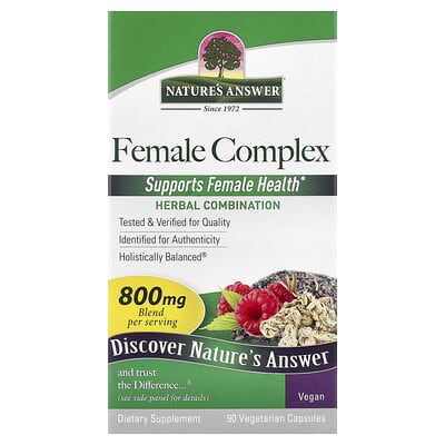 Female Complex, травяной комплекс, 90 вегетарианских капсул