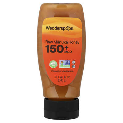 Raw Manuka Honey, 150 MGO+, 12 oz (340 g)