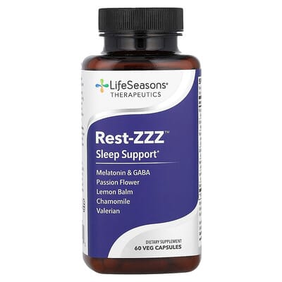 Rest-ZZZ, поддержка сна, 60 вегетарианских капсул