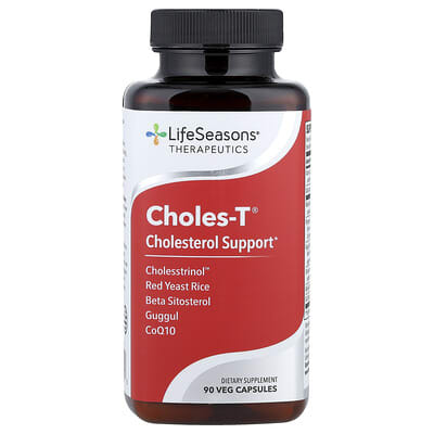Choles-T®, поддержка холестерина, 90 вегетарианских капсул