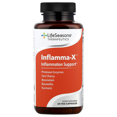 Inflamma-X™, поддержка при воспалении, 60 вегетарианских капсул