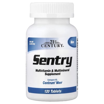 Sentry Men, Multivitamin & Multimineral Supplement, 120 Tablets