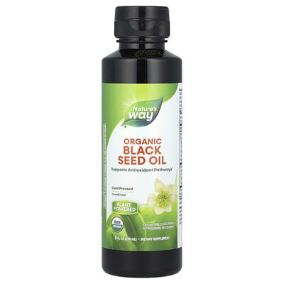 Органическое масло черного тмина, 8 fl oz (236 ml)