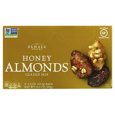 Смесь Glazed Mix медовые миндаль 9 упаковок по 1.5 oz
