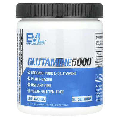 Glutamine5000®, без вкуса, 10.58 oz (300 g)