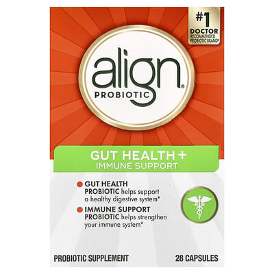 Gut Health + Immune Support, 28 капсул