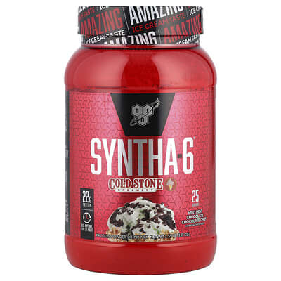 Протеин Syntha-6®, Cold Stone Creamery®, мятный шоколад, 2.59 lbs (1.17 kg)