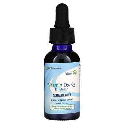 Vitamin D3/K2 Emulsion, 1 fl oz (30 ml)