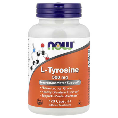 L-Тирозин, 500 mg, 120 капсул