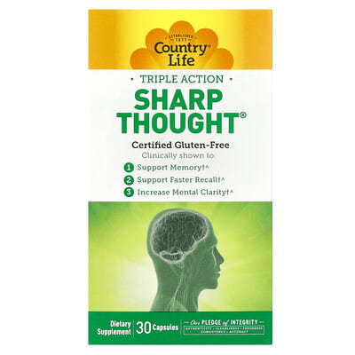 Triple Action Sharp Thought®, 30 Capsules