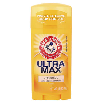 UltraMax™, Solid Antiperspirant Deodorant, Unscented, 2.6 oz (73 g)