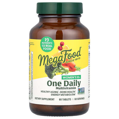 Мужской мультивитаминный комплекс MegaFood 55+, 60 таблеток