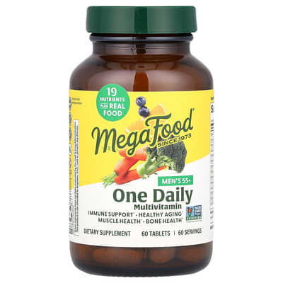 Мультивитамины MegaFood One Daily, для мужчин 55+, 60 таблеток